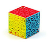 Speed Cube Set 1 pcs Magic Cube IQ Cube QIYI 333 Speedcubing Bundle 3D Puzzle Cube Stress Reliever Puzzle Cube Stickerless Smooth Office Desk Toys DNA Cube Kid