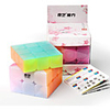 Speed Cube Set 1 pcs Magic Cube IQ Cube QIYI 333 Speedcubing Bundle Stress Reliever Puzzle Cube Smooth Office Desk Toys Brain Teaser Jelly Kid