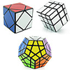 Speed Cube Set 3 pcs Magic Cube IQ Cube Shengshou 333 Magic Cube Educational Toy Stress Reliever Puzzle Cube Speed Professional Classic Timeless Kid
