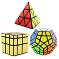Speed Cube Set 3 pcs Magic Cube IQ Cube Shengshou Magic Cube Stress Reliever Puzzle Cube Professional Level Speed Professional Classic Timeless Kid