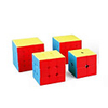 Speed Cube Set 4 pcs Magic Cube IQ Cube MoYu 222 333 444 Speedcubing Bundle Stress Reliever Puzzle Cube Stickerless Smooth Office Desk Toys Kid