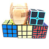 Speed Cube Set 5 pcs Magic Cube IQ Cube 222 333 Magic Cube Puzzle Cube Rotatable Office Desk Toys Teenager Adults