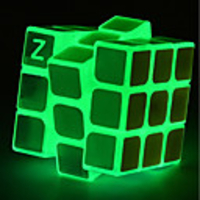 Speed Cube Set Magic Cube IQ Cube z-cube 333 Magic Cube Puzzle Cube Stress and Anxiety Relief Office Desk Toys Noctilucent Glow-in-the-dark Illuminated Kid
