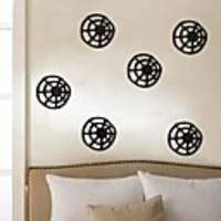 Spider Web Wall Stickers Mirror Wall Stickers Decorative Wall Stickers,  Acrylic Home Decoration Wall Decal Wall Decoration 1pc