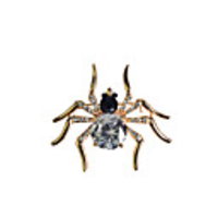 Spider Zircon Alloy Brooch (Assorted Color)