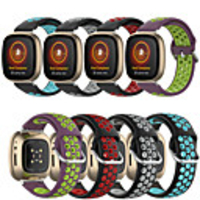 Sport Silicone Watch Band for Fitbit Versa 3 / Sense Replaceable Bracelet Wrist Strap Wristband
