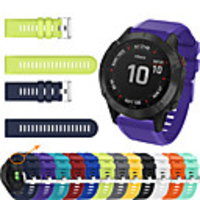 Sport Silicone Watch Band For Garmin Fenix 6X Pro / 5X Plus / Fenix 3 HR / 3 Sapphire / D2 Bravo Quick Replacement Easy Fit Bracelet Wrist Strap Wristband