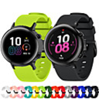 Sport Silicone Watch Band for Samsung Galaxy Watch 3 41mm / Galaxy Watch 42mm / Galaxy Active 2 40mm 44mm / Galaxy Active 40mm / Gear Sport / Gear S2 Classic Replaceable Bracelet Wrist Strap Wristband