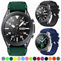 Sport Silicone Watch Band for Samsung Galaxy Watch 3 45mm / Gear S3 Classic / S3 Frontier / Galaxy Watch 46mm Replaceable Bracelet Wrist Strap Wristband