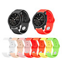 Sport Silicone Watch Band Wrist Strap for Xiaomi Huami Amazfit GTR 42mm / Amazfit Bip Youth / Samsung Galaxy Watch 42mm Bracelet Replaceable Wristband