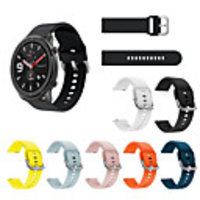 Sport Silicone Watch Band Wrist Strap for Xiaomi Huami Amazfit GTR 42mm / Amazfit Bip Youth / Samsung Galaxy Watch Active Smart Watch Bracelet Wristband Replaceable Accessories