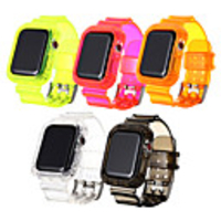 Sport Strap For Apple Watch Band Series 5/4/3/2/1 Silicone Transparent For Iwatch Strap 38mm/40mm/42mm/44mm