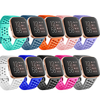 Sport Watch Band Wrist Strap For Fitbit Versa 2 / Versa Lite Replaceable Silicone Bracelet Wristband miniinthebox