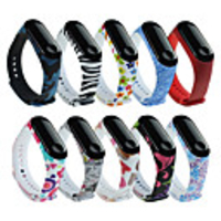 Sport Watch Wrist Band for xiaomi MIband 3 4 Xiaomi MI Band 3 4 Smart Bracelet Wristband Silicone Replacement
