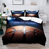 Sports Basketball Football Duvet Cover Set Baseball Football flame 2/3 Piece football print hotel bedding sets comforter cover Bedding Set with 1 or 2 Pillowcase(Single Twin only 1pcs) miniinthebox