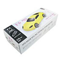 Sports Car Style Speakers (FM Radio,  MicroSD Reader,  Random Colors)