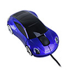 Sports Car Style USB Optical Wired Mouse (Blue)