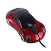 Sports Car Style USB Optical Wired Mouse (Red)
