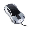 Sports Car Style USB Optical Wired Mouse (Silver)
