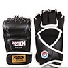 Sports Gloves / Exercise Gloves / Pro Boxing Gloves For Boxing,  Fitness,  Muay Thai Fingerless Gloves Adjustable,  Sunscreen,  Breathable PU(Polyurethane) Black / Red