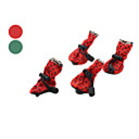 Spotted Pattern Style Adjustable Non-Slip Dog Shoes (XS - XXXL,  Assorted Colors)