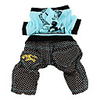 Spotted Pattern Style Cotton Suit for Dogs (XS-XL,  Blue)