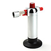 Spray Gun Shaped Windproof Gas Lighter (Red and Silver)