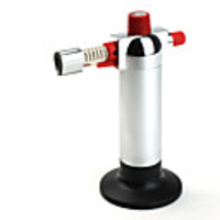 Spray Gun Shaped Windproof Gas Lighter (Red and Silver)