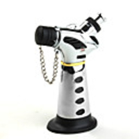 Spray Gun Shaped Windproof Gas Lighter with Cap and Lock