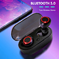 SQ-W1 Wireless Earbuds TWS Headphones Bluetooth5.0 with Charging Box Sweatproof for Sport Fitness