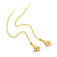 Square Crystal Ear Line