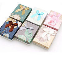 Square Jewelry Packaging - Grey,  Beige,  Light Pink 9 cm 7 cm 3 cm miniinthebox