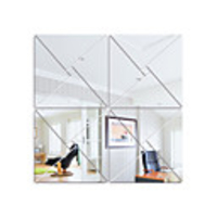 Square Shapes Wall Stickers Mirror Wall Stickers Decorative Wall Stickers,  Acrylic Home Decoration Wall Decal Wall Decoration 1pc