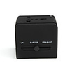 Square Universal Travel Adapter with 2.0 USB Connector