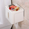 Square Waterproof Toilet Tissue Box Shelf, SEBSPCABS Material Simple Style Shelf miniinthebox