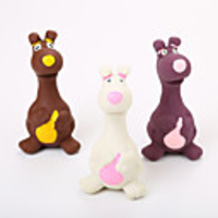 Squeaking Toy Dog Chew Toys Interactive Toy Dog Cat Pet Toy 1pc Animal Pet Friendly Rubber Gift