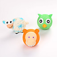 Squeaking Toy Dog Chew Toys Interactive Toy Dog Cat Pet Toy 1pc Animal Pet Friendly Rubber Gift