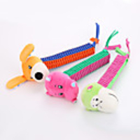 Squeaking Toy Dog Chew Toys Interactive Toy Dog Cat Pet Toy 1pc Pet Friendly Cotton Gift