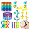 Squishies Squeeze Toy / Sensory Toy Push Pop Bubble Sensory Fidget Toy Stress Reliever 19 pcs Gift Silicone Plastic Rubber For Kid