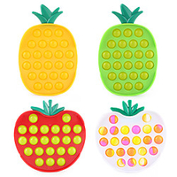 Squishies Stress Reliever Tomato Pineapple Gift Cute Stress and Anxiety Relief Silicone Plastic For Kid