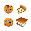 Squishy Squishies Squishy Toy Squeeze Toy / Sensory Toy Jumbo Squishies Dessert Cupcake Waffle Soft Stress and Anxiety Relief Slow Rising PU For Kid