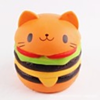 Squishy Squishies Squishy Toy Squeeze Toy / Sensory Toy Jumbo Squishies FoodDrink Cat Hamburger Stress and Anxiety Relief Novelty Super Soft Slow Rising For Kid
