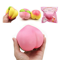 Squishy Squishies Squishy Toy Squeeze Toy / Sensory Toy Jumbo Squishies Fruit Jumbo Peach Stress and Anxiety Relief Super Soft Slow Rising For Kid