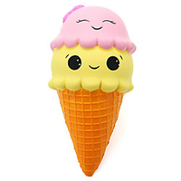 Squishy Squishies Squishy Toy Squeeze Toy / Sensory Toy Jumbo Squishies Ice Cream Soft Stress and Anxiety Relief Slow Rising For Kid