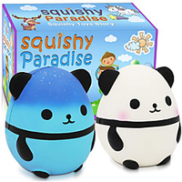 Squishy Squishies Squishy Toy Squeeze Toy / Sensory Toy Jumbo Squishies Stress Reliever 2 pcs FoodDrink Unicorn Shark Panda Stress and Anxiety Relief Novelty Super Soft Slow Rising For Kid