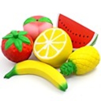 Squishy Squishies Squishy Toy Squeeze Toy / Sensory Toy Jumbo Squishies Stress Reliever Fruit Stress and Anxiety Relief Super Soft Slow Rising Poly urethane For Kid