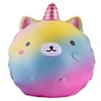 Squishy Squishies Squishy Toy Squeeze Toy / Sensory Toy Jumbo Squishies Stress Reliever Unicorn Stress and Anxiety Relief Super Soft Slow Rising For Kid