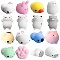 Squishy Squishies Squishy Toy Squeeze Toy / Sensory Toy Mini Animal Stress and Anxiety Relief Kawaii Mochi For Kid