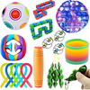 Squishy Toy Sensory Fidget Toy Stress Reliever 19 pcs Mini Creative Stress and Anxiety Relief Decompression Toys Slow Rising Plastic amp;amp; Metal For Kid