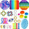 Squishy Toy Sensory Fidget Toy Stress Reliever 25 pcs Mini Creative Stress and Anxiety Relief Decompression Toys Slow Rising Plastic Metal for Kid